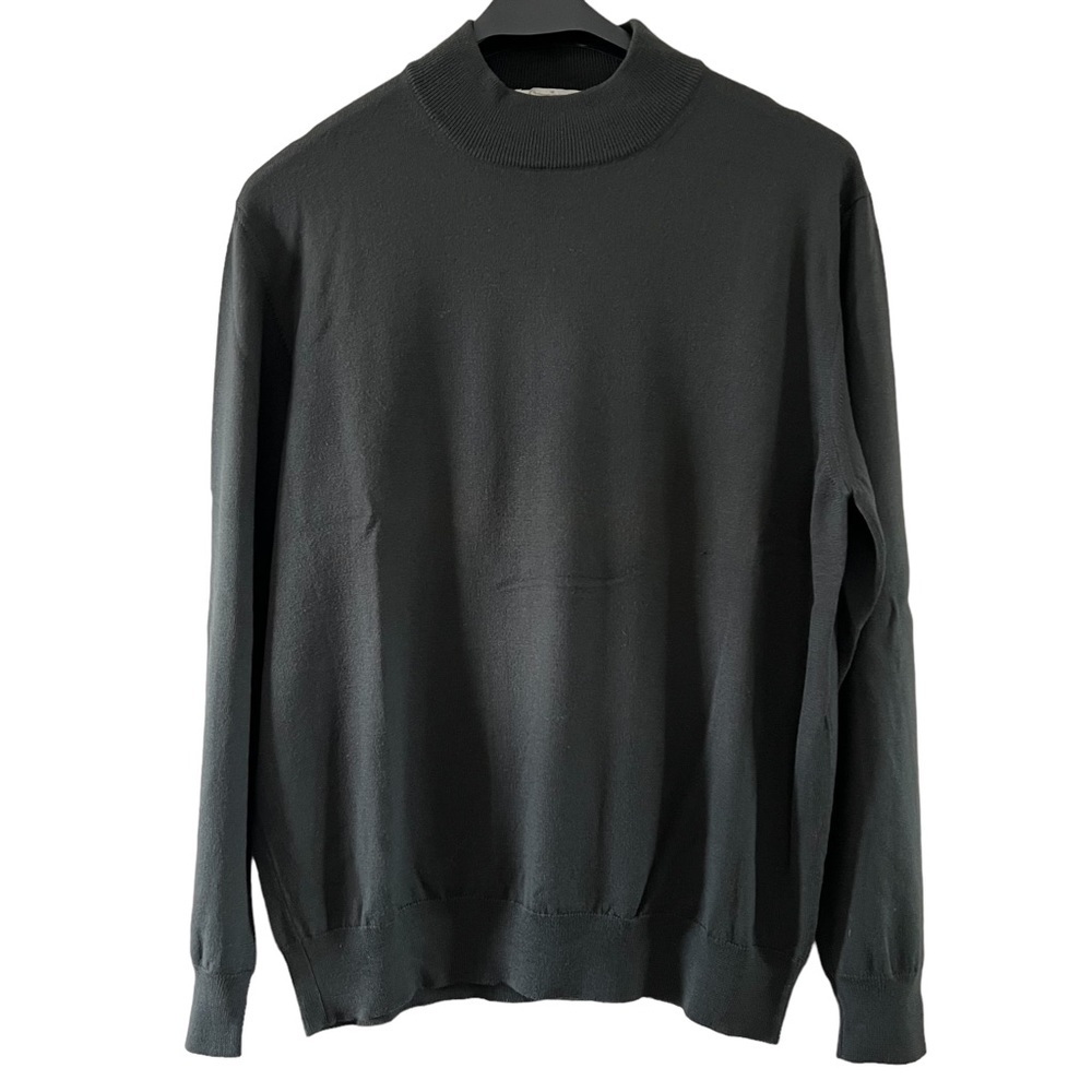 Ermenegildo Zegna 100% Wool Men Crew Neck Pullover Sweater Made in Italy